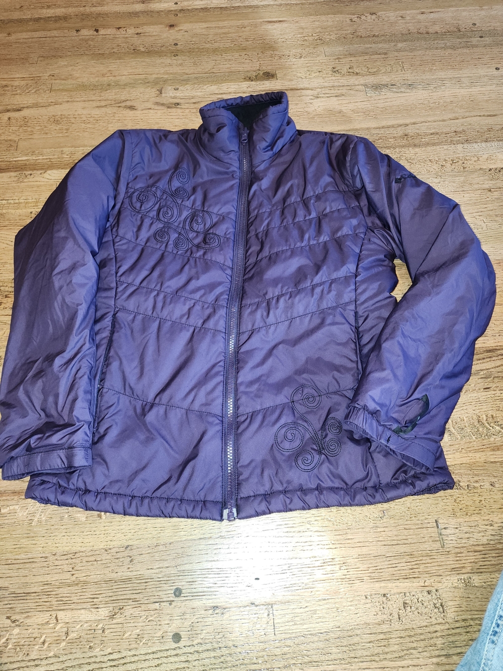 Columbia Purple Quilted Puffer Jacket